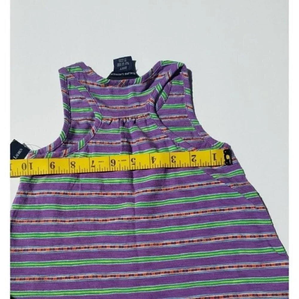 Ralph Lauren swing top size 2 / 2T toddler girl purple stripes